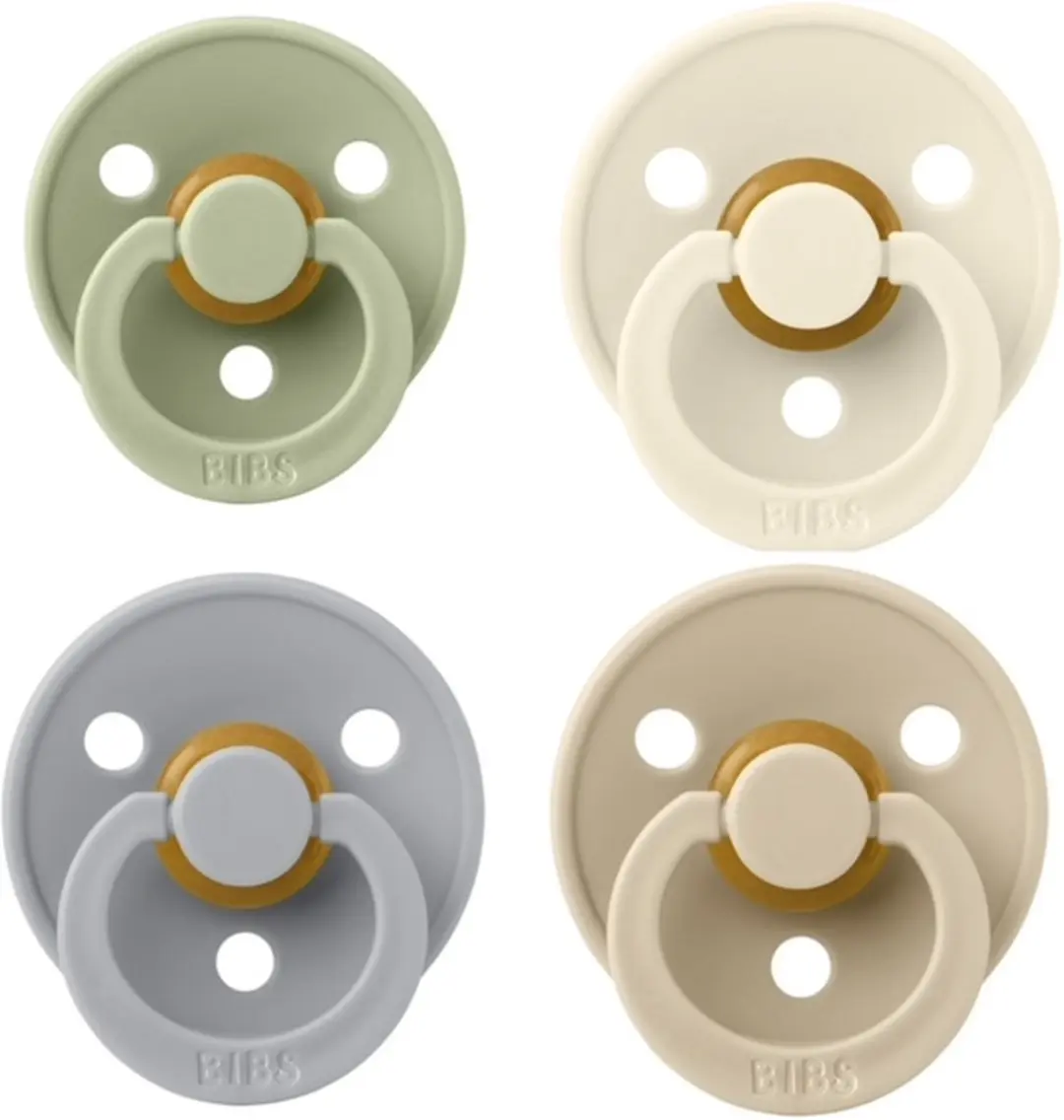 BIBS Fopspeen Set 4 Stuks