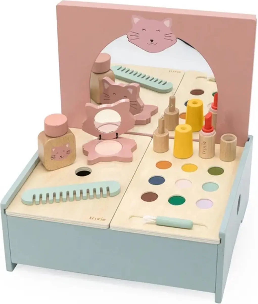 Trixie Houten Make-up Tafel AllAnimals - Roze