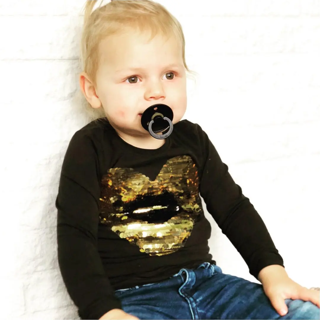 BIBS Fopspeen 6-18 maanden - Black