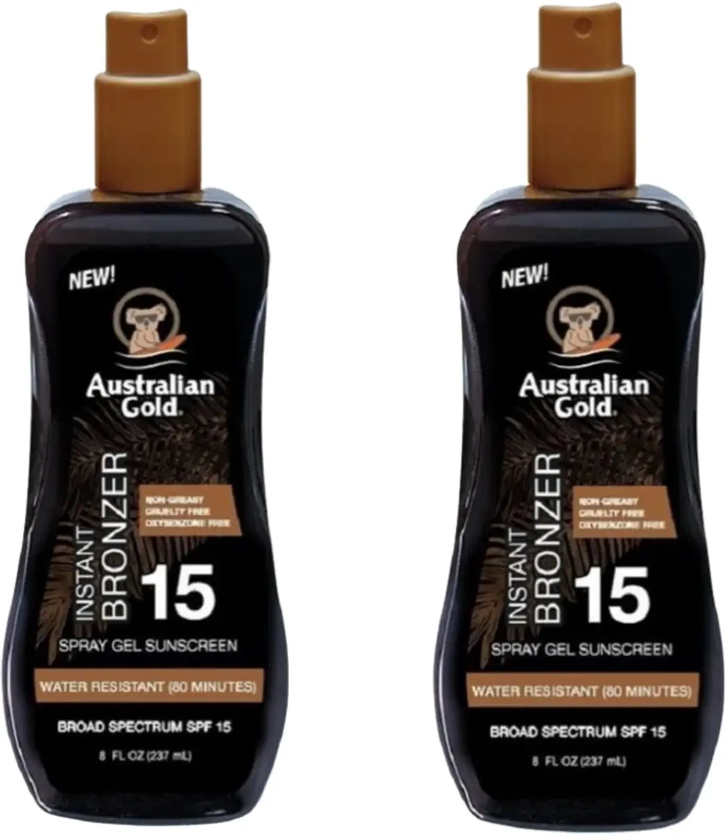 Australian Gold SPF 15 Spraygel met Bronzer 237ml