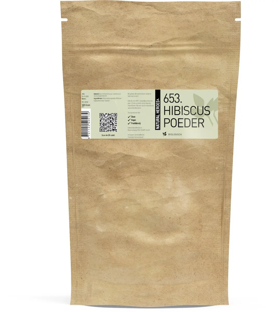 Natural Heroes Hibiscus Poeder 100g