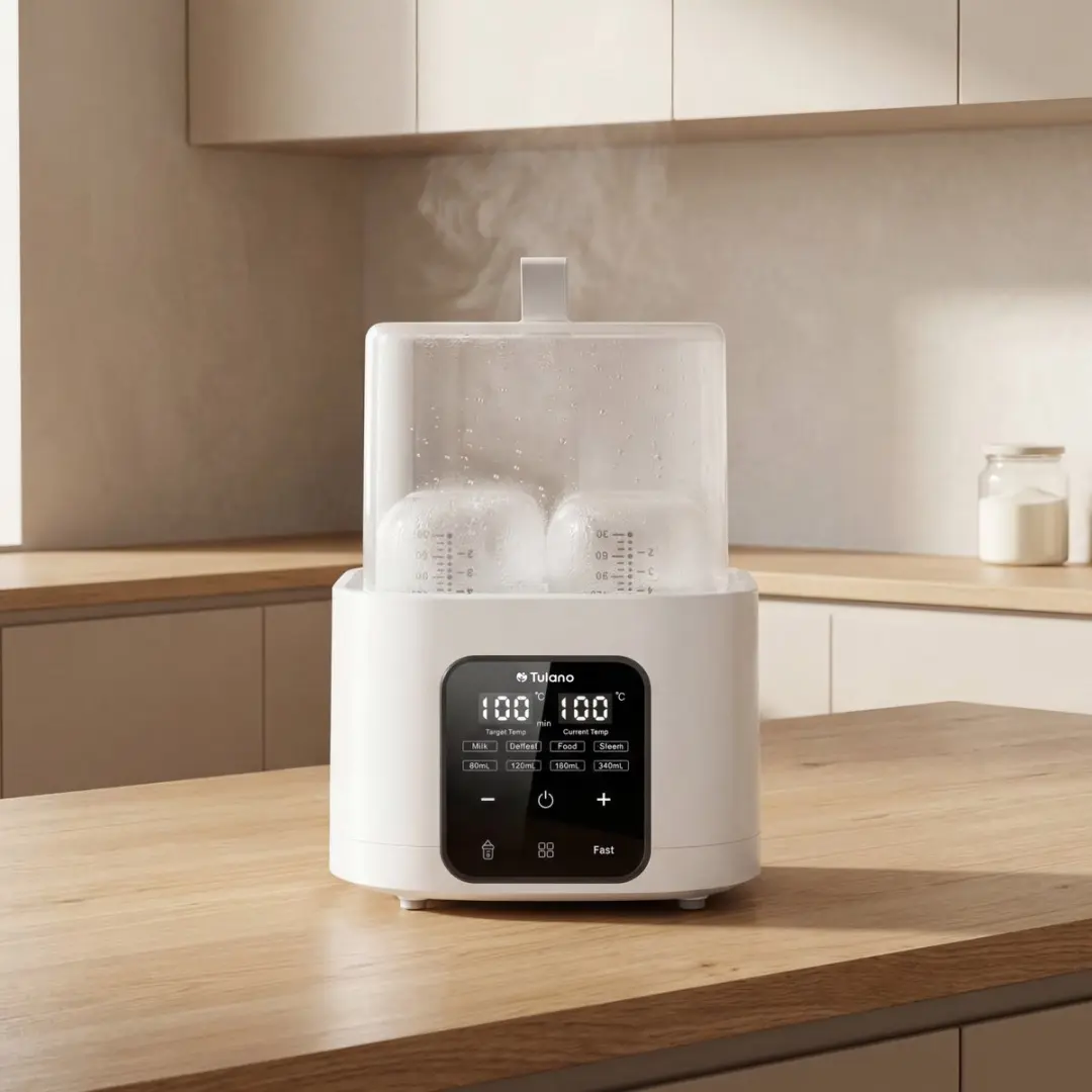 Tulano Ellie 55 Flessenwarmer - 8-in-1 Sterilisator - Wit