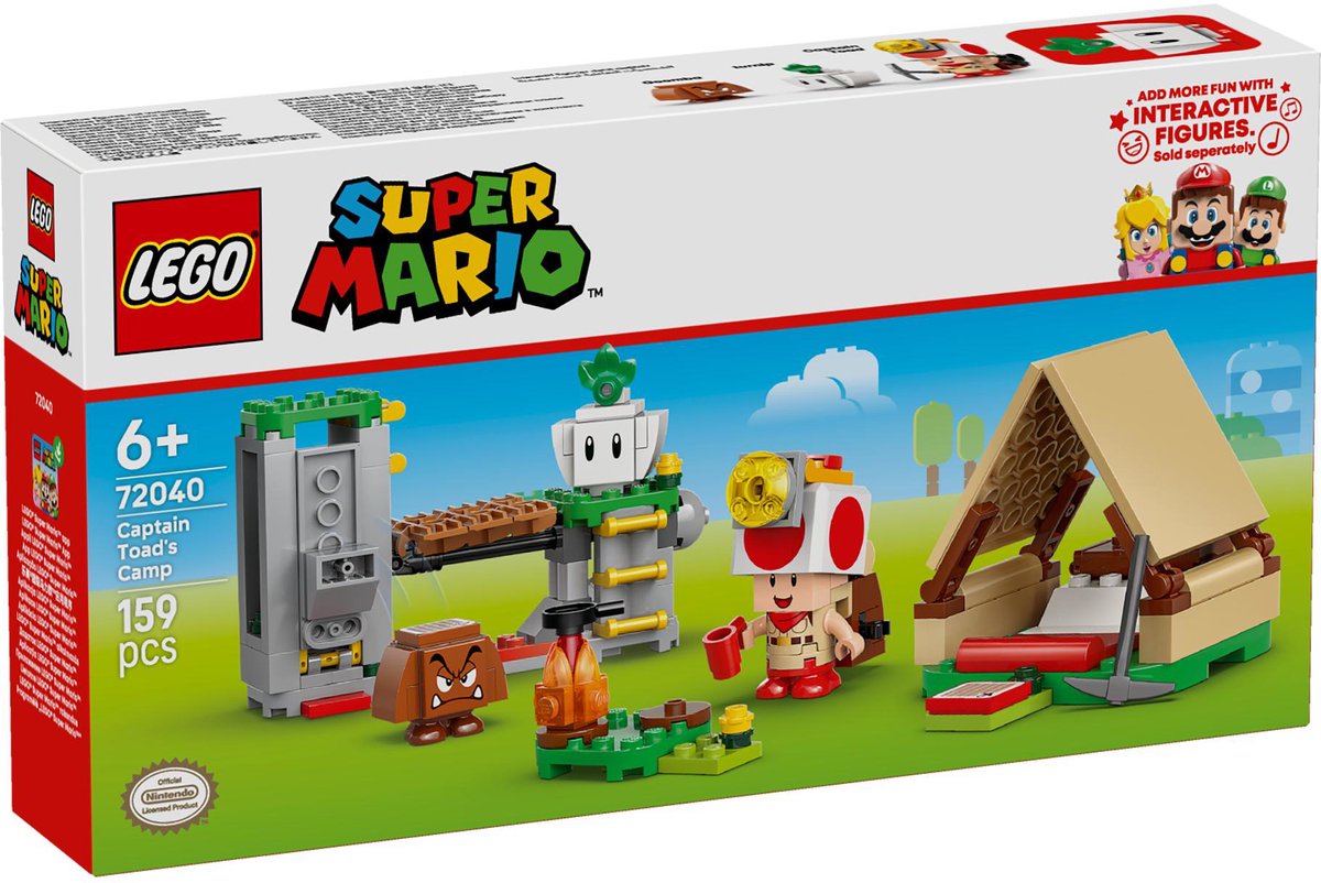 LEGO® Super Mario™ Toad-Baas' Kampeerplaats, Speelgoed - 72040