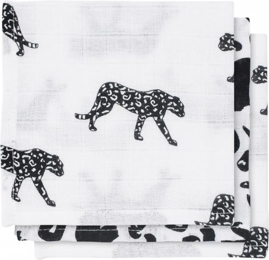 Jollein Leopard Hydrofiel Monddoekjes 3 Stuks
