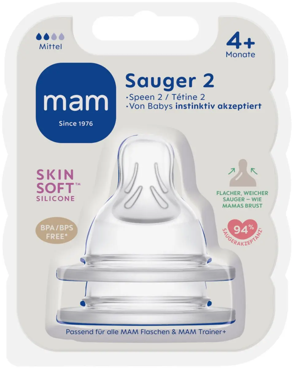 MAM Flesspeen Maat 2