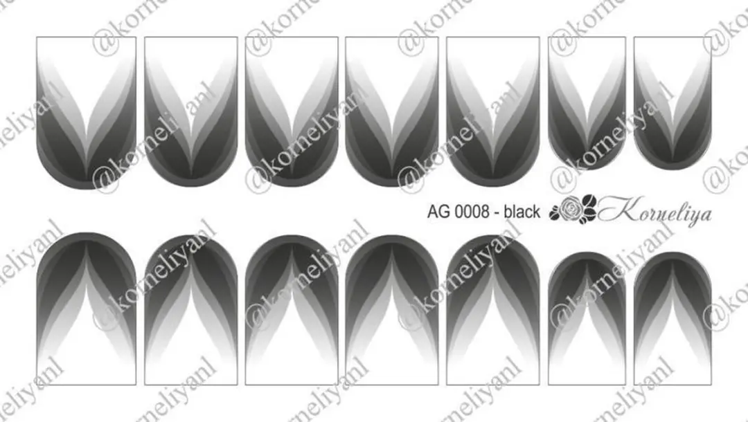 Korneliya Airbrush Waterdecal AG 0008