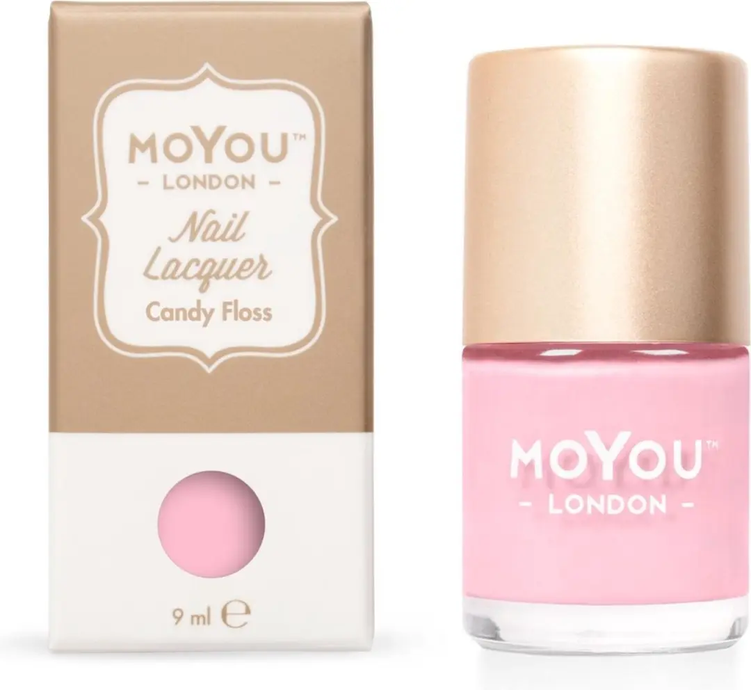 MoYou London Stempel Nagellak 9ml - Candy Floss Roze