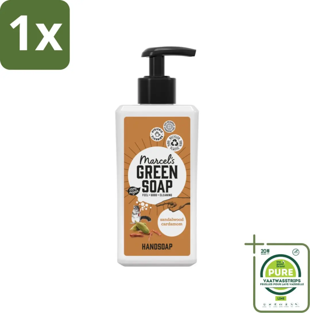 Marcel's Green Soap Handzeep Sandelhout & Kardemom 500ml