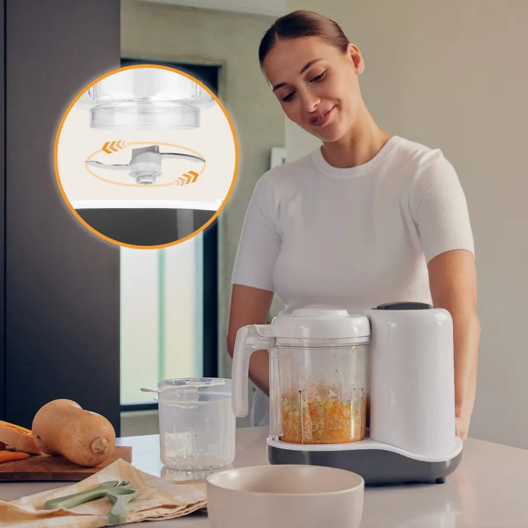 Lionelo BabyMenu Keukenmachine 5in1 - 900ml - Wit