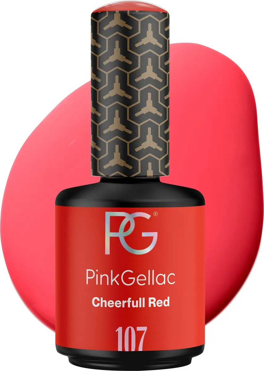 Pink Gellac Cheerful Red 107 Gellak 15ml