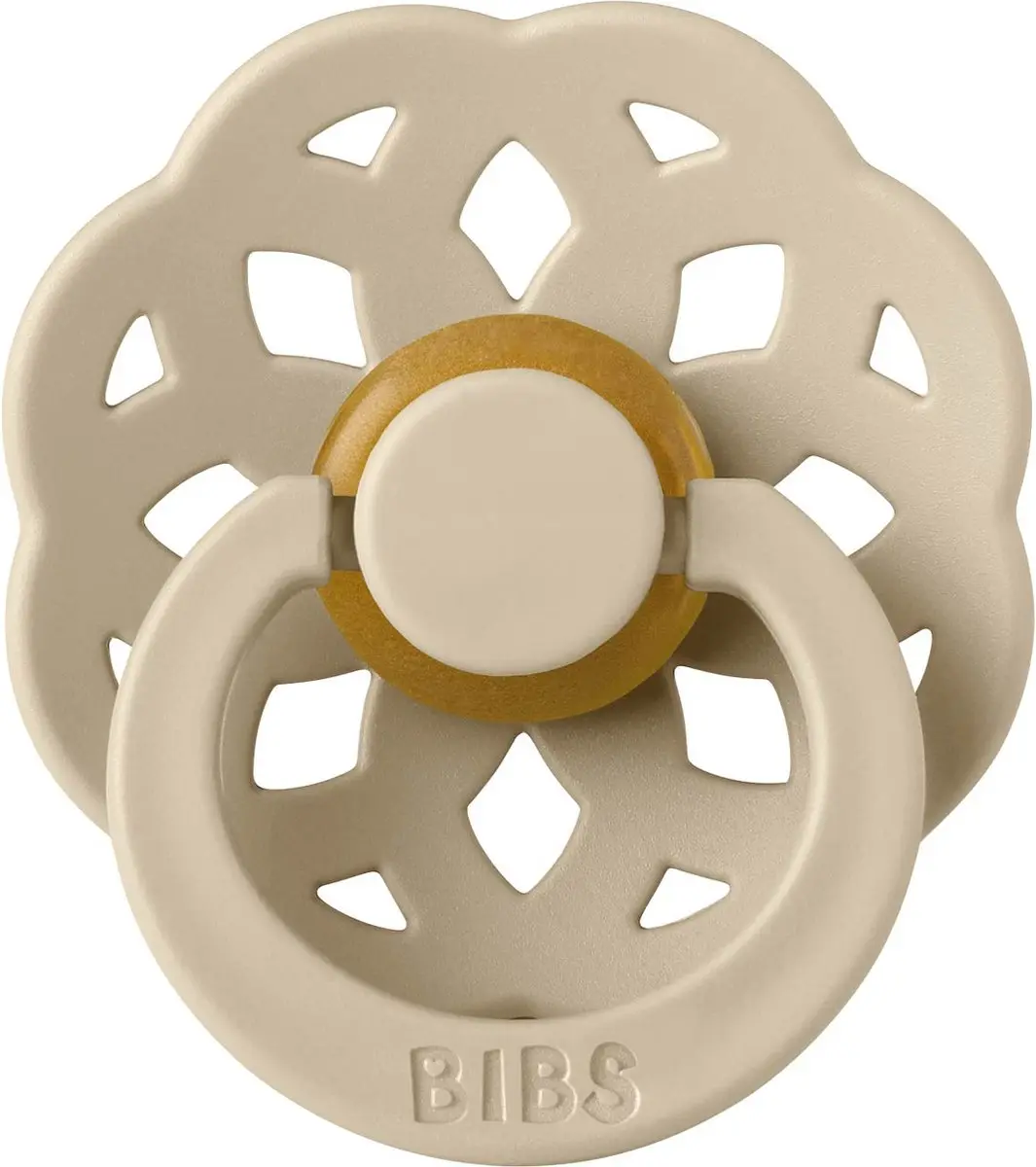 BIBS Boheme Fopspeen Stage 2 - 2 Stuks - Grijs/Oranje