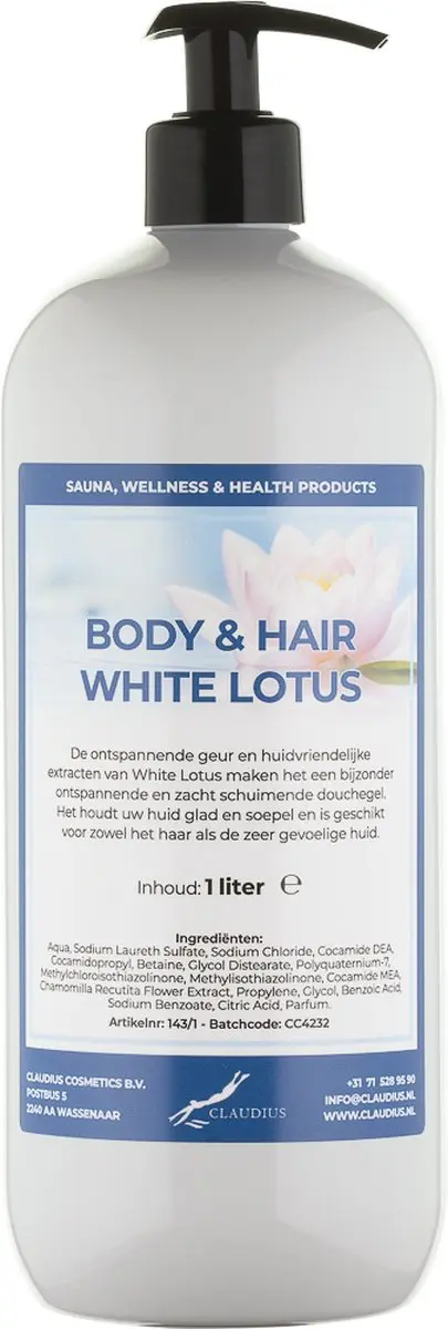 Splashbox Cosmetics Body & Hair White Lotus 1L