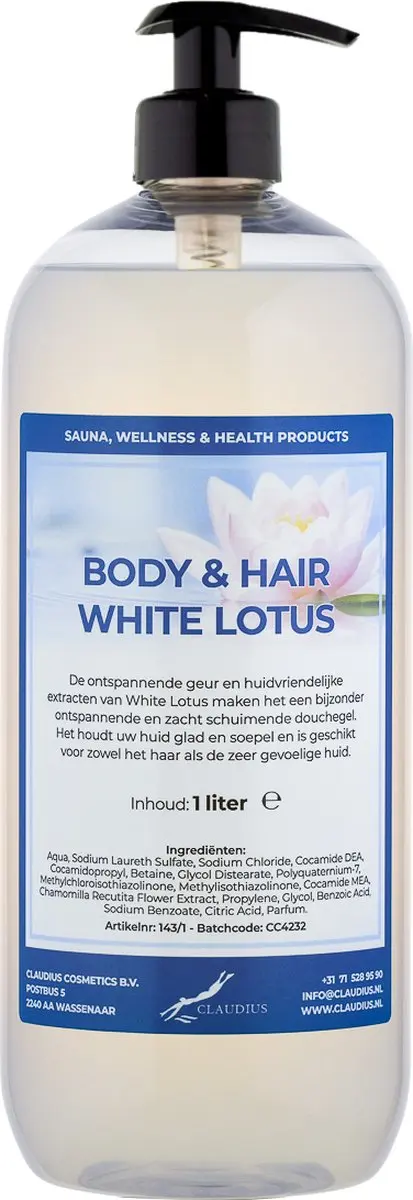 Splashbox Cosmetics Body & Hair White Lotus 1L