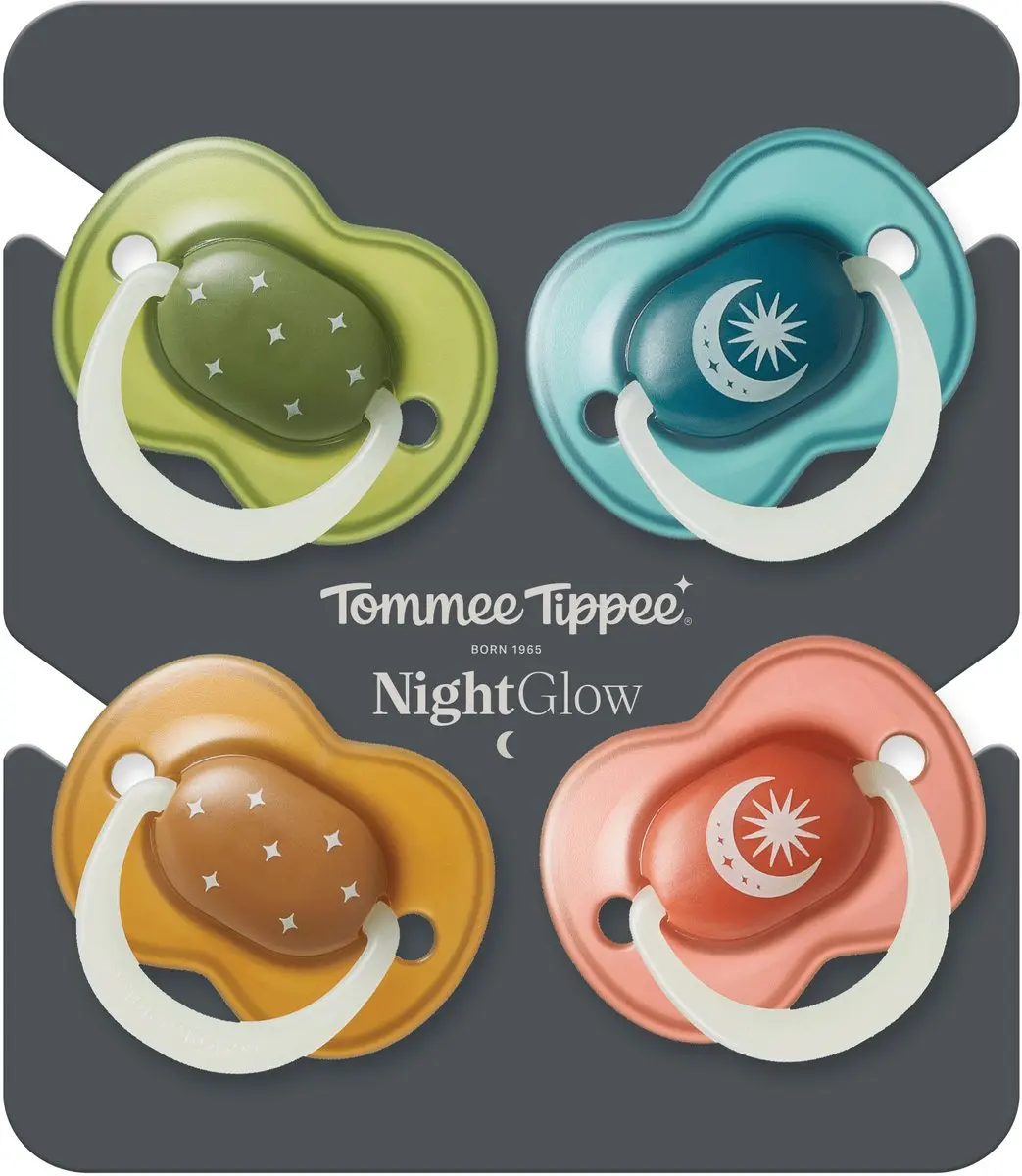 Tommee Tippee NightGlow Orthodontische Fopspeen 18-36m - 4 Stuks - afbeelding 6 van 6