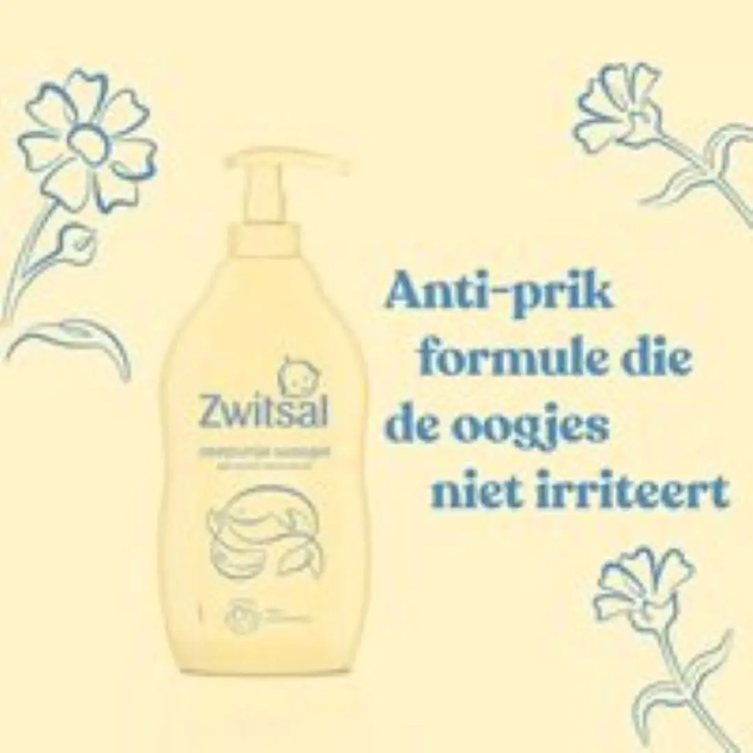 Zwitsal Zeepvrije Wasgel 400ml - 4 Stuks