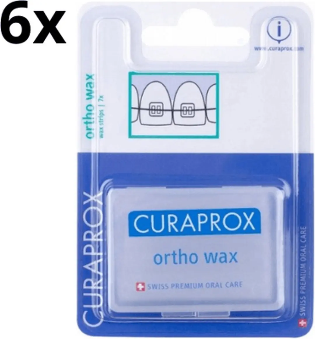 Curaprox Ortho Wax on Braces 7 Stuks
