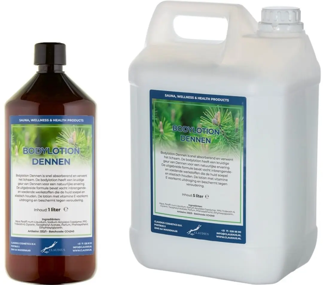 Splashbox Cosmetics Dennen Bodylotion - 6 Liter (1L + 5L)