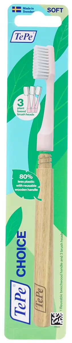 TePe Choice Tandenborstel Roze - 3 Stuks