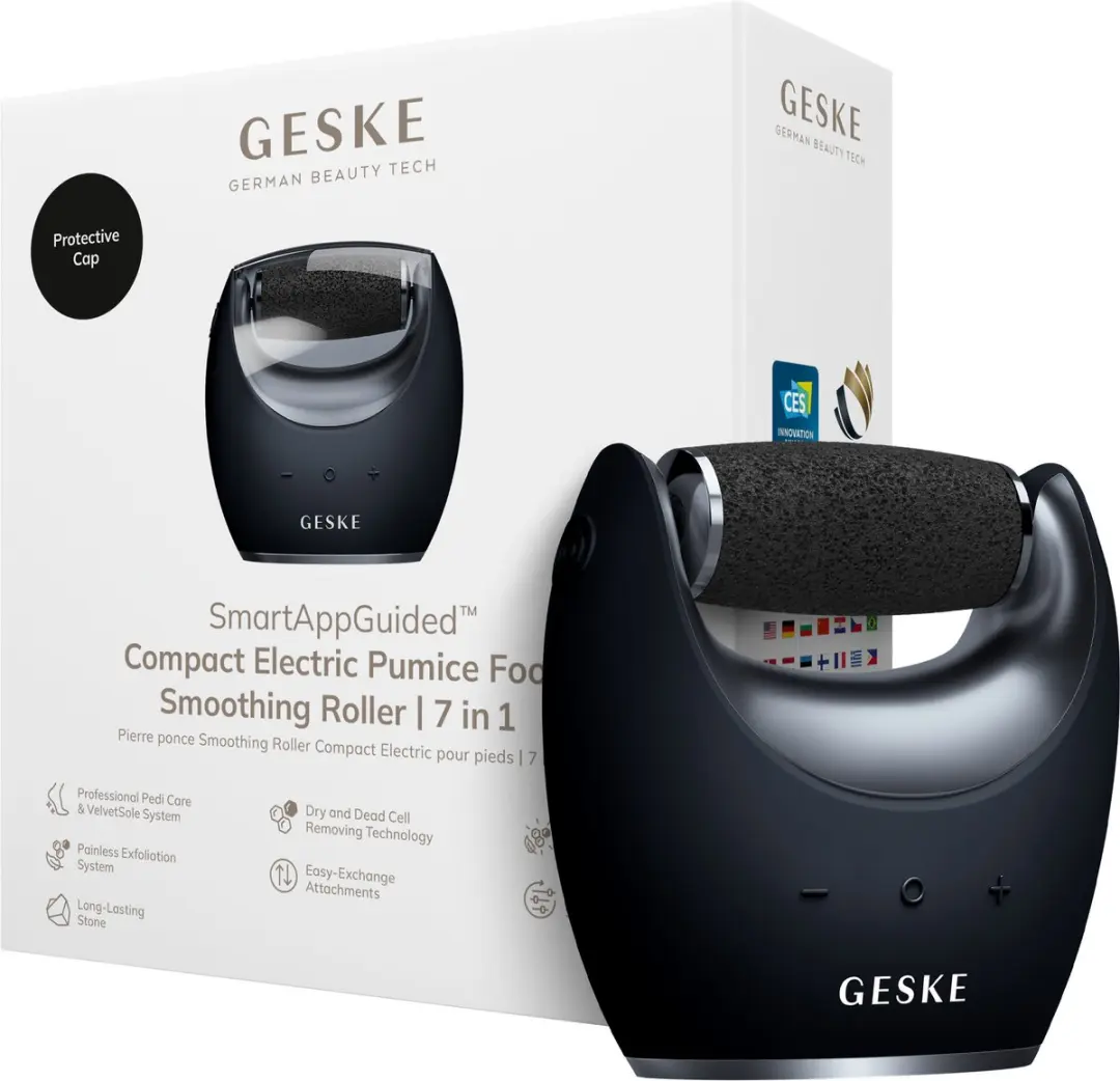 GESKE Elektrische Voetvijl 7-in-1 - Puimsteen - Groen