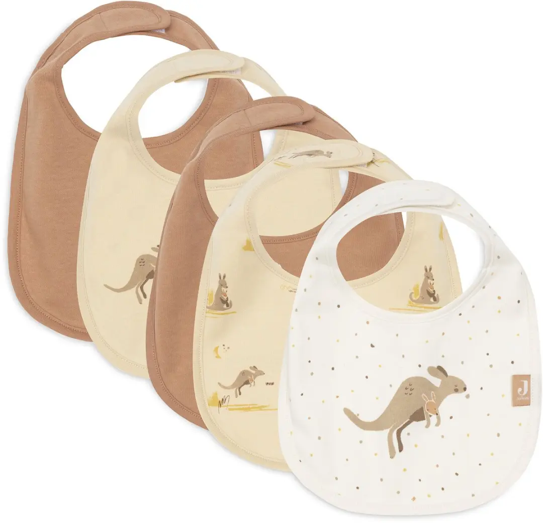 Jollein Slabbetjes Jersey Waterproof Kangaroots