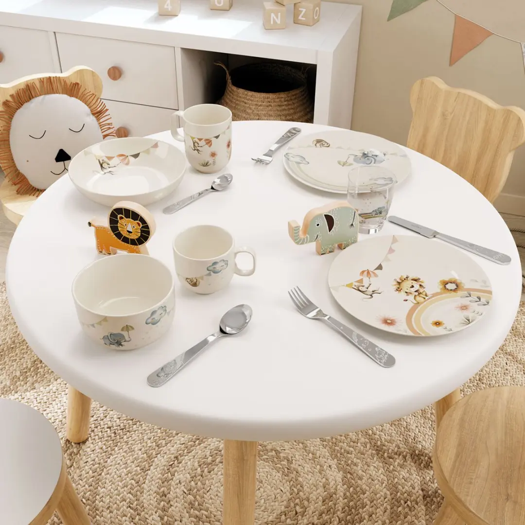 Villeroy & Boch Walk Like An Elephant Kinderservies - 3-delig Wit