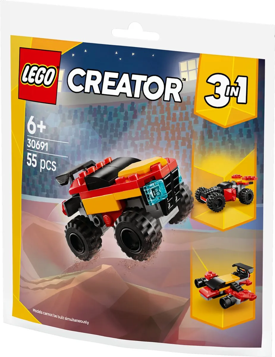 LEGO Creator 30691 Mini Monstertruck - 55 Stukken - Meerkleurig