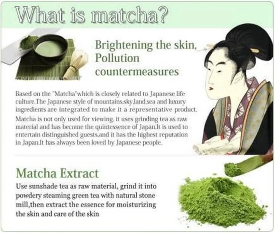 Mitomo Camellia Flower Oil & Matcha Gezichtsmasker 25ml - Wit