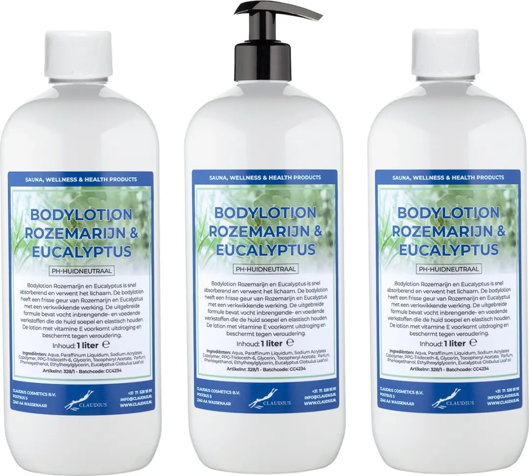 Splashbox Cosmetics Rozemarijn & Eucalyptus Bodylotion 3L