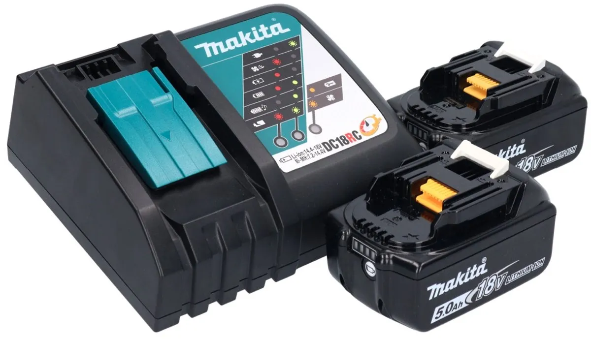 Makita DMR055RT Accu-radio 18V - 360° Zaklamp + 2x 5,0Ah + Oplader