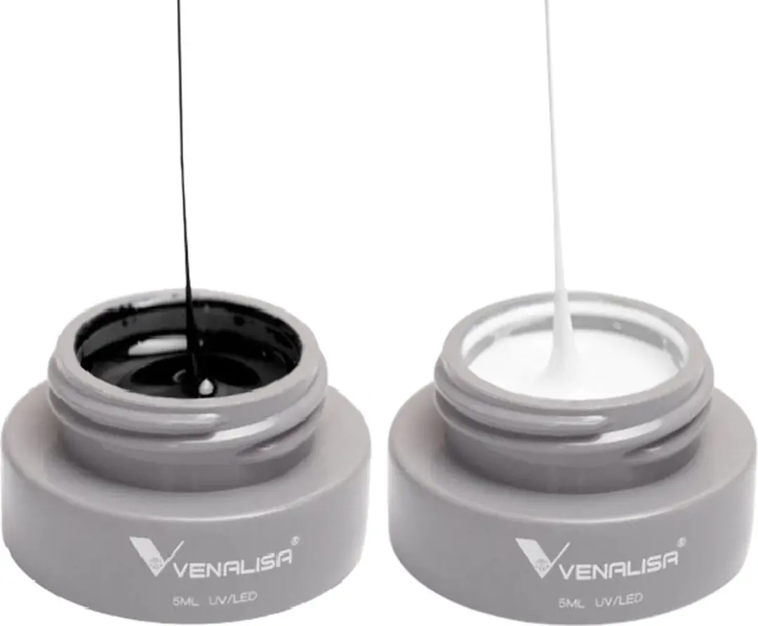 Venalisa Spider UV Gel Zwart/Wit