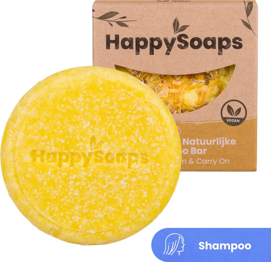 HappySoaps Shampoo Bar Chamomile Down & Carry On