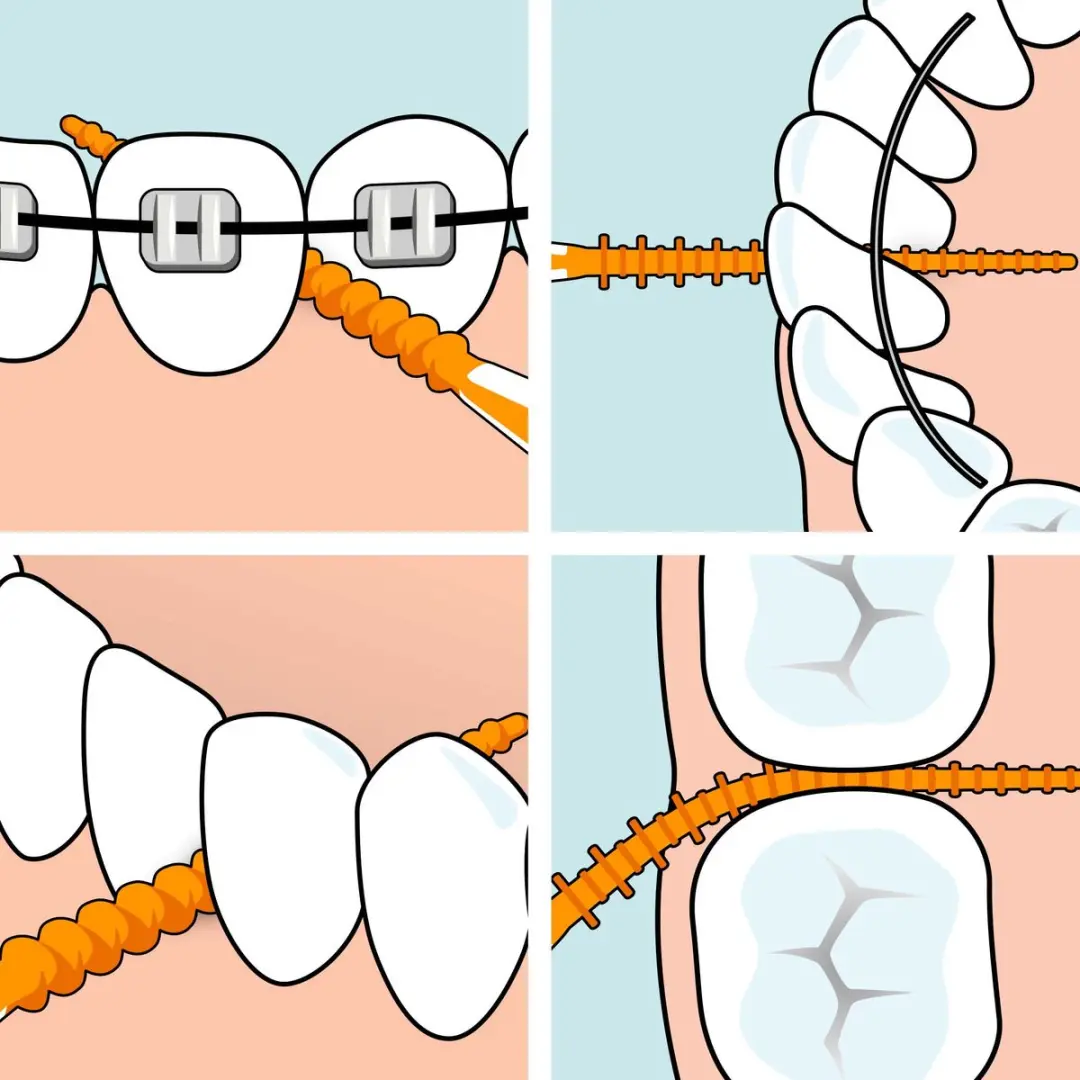 TePe EasyPick Turquoise M/L - 60 Stuks
