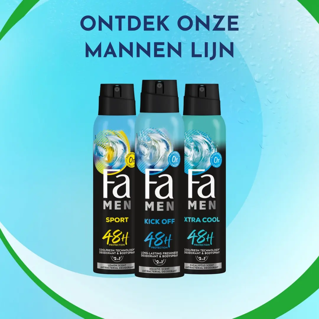 Fa Kick-Off Deodorant Spray 6x150ml