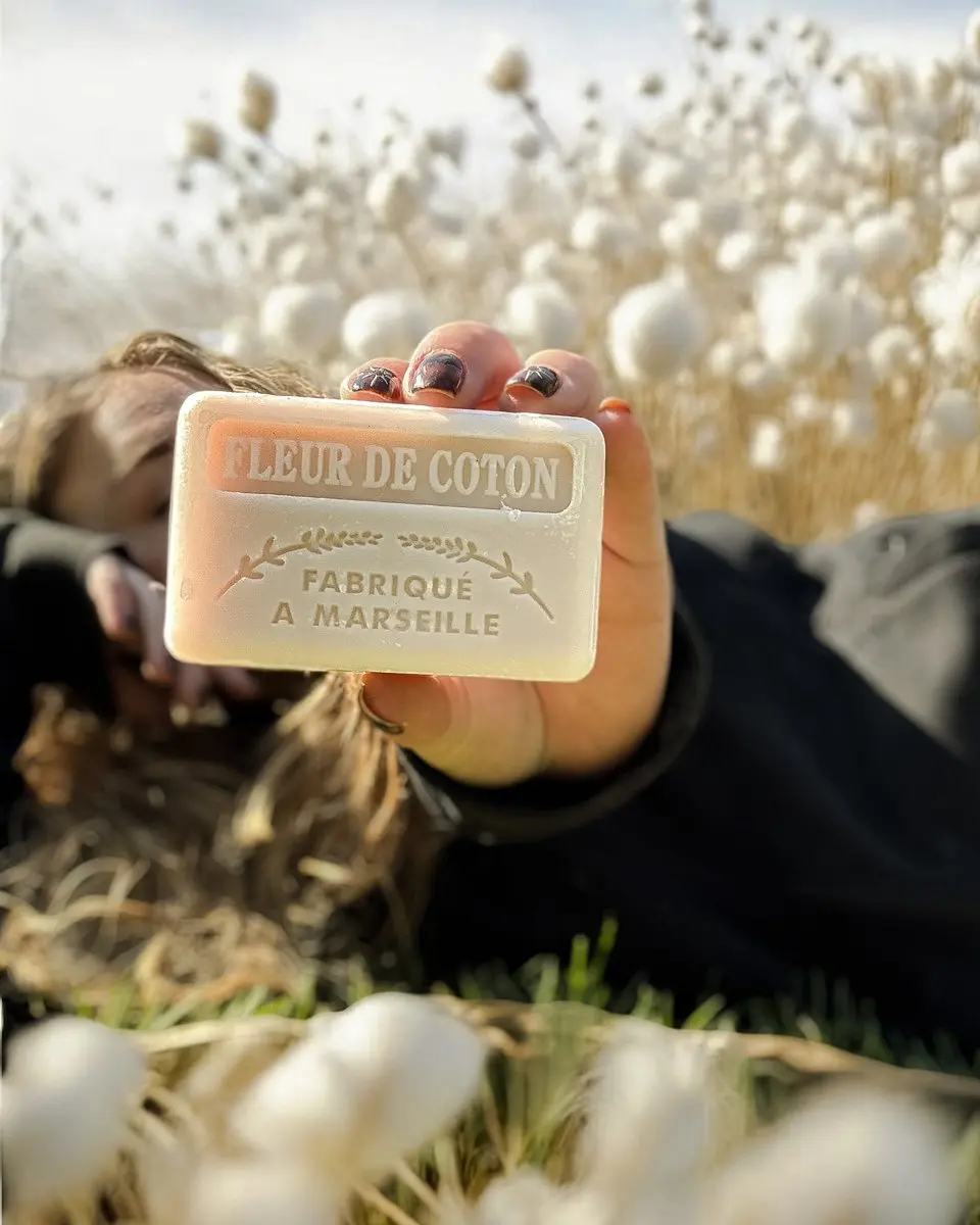 Savon de Marseille Zeep Fleur de Coton 4x125g
