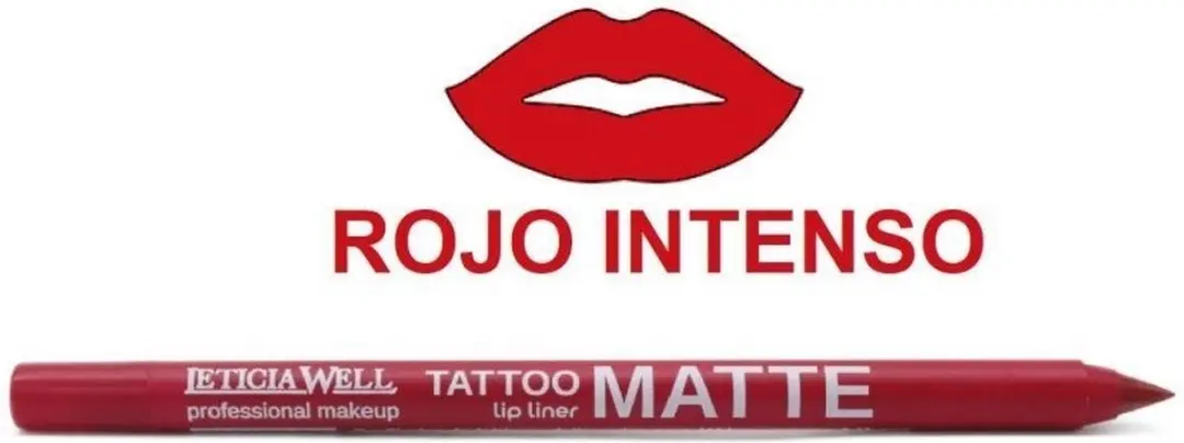 LETICIA WELL Matte Tattoo Lippotlood Iconic Red 11655