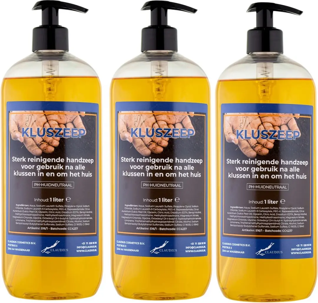 Splashbox Cosmetics Kluszeep 3x1L - met pomp