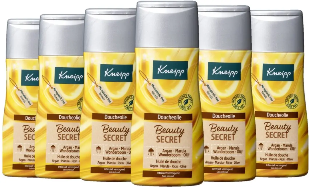 Kneipp Beauty Secret Doucheolie 200ml - 6 Stuks
