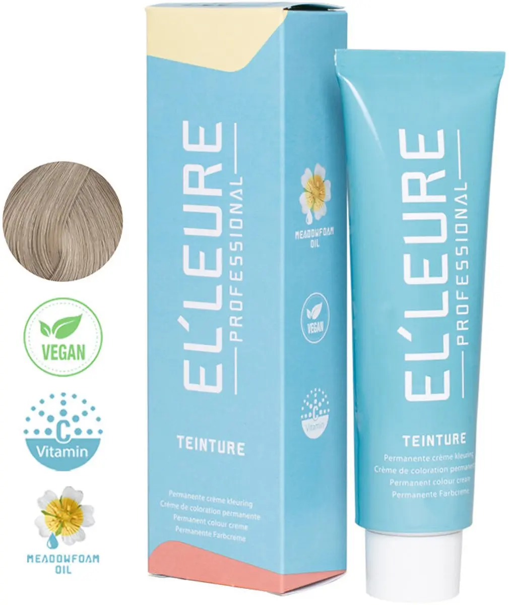 Elleure Haarverf 9.07 Zeer Licht Natuurlijk Violetblond 100ml