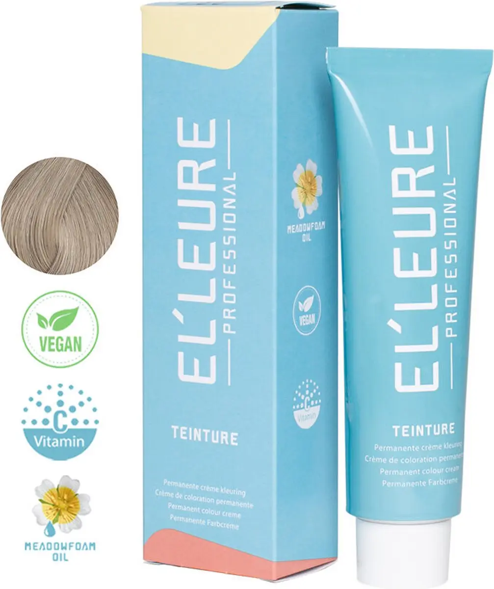 Elleure Haarverf 9.07 Zeer Licht Natuurlijk Violetblond 100ml
