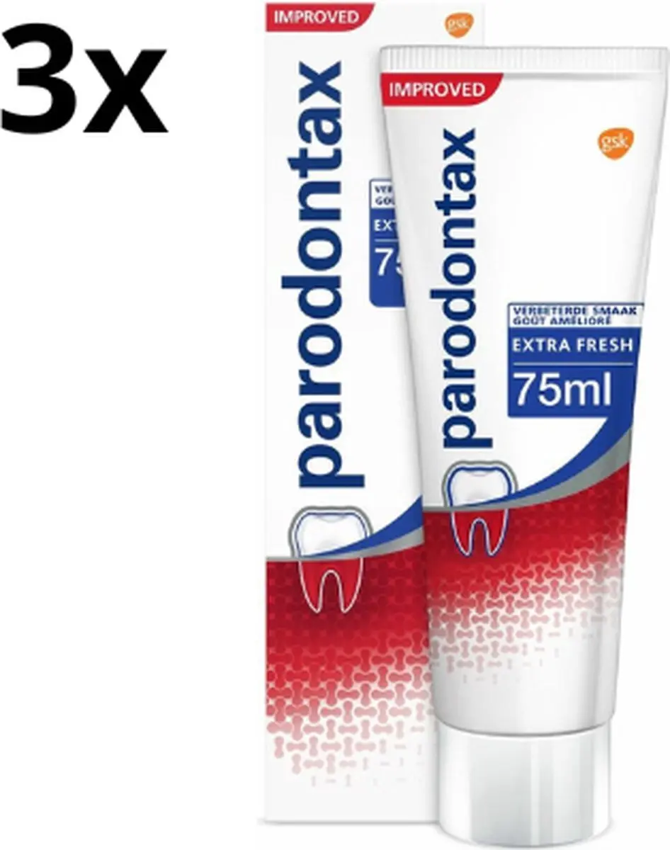 Parodontax Tandpasta Extra Fresh 225ml - 3 Stuks