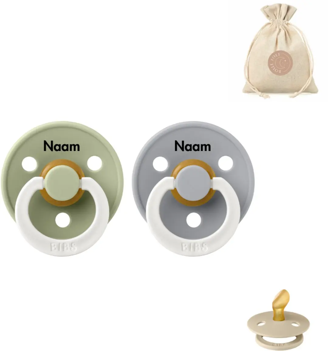 BIBS Anatomische Fopspenen Maat 1