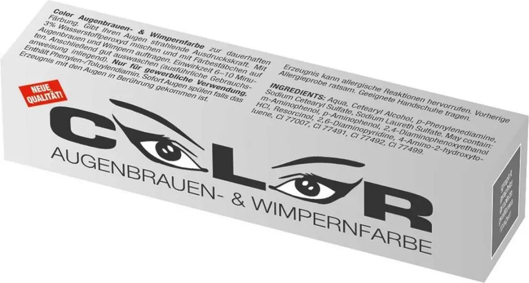 Comair Color Color Wimper- en wenkbrauwverf Grafiet 15ml