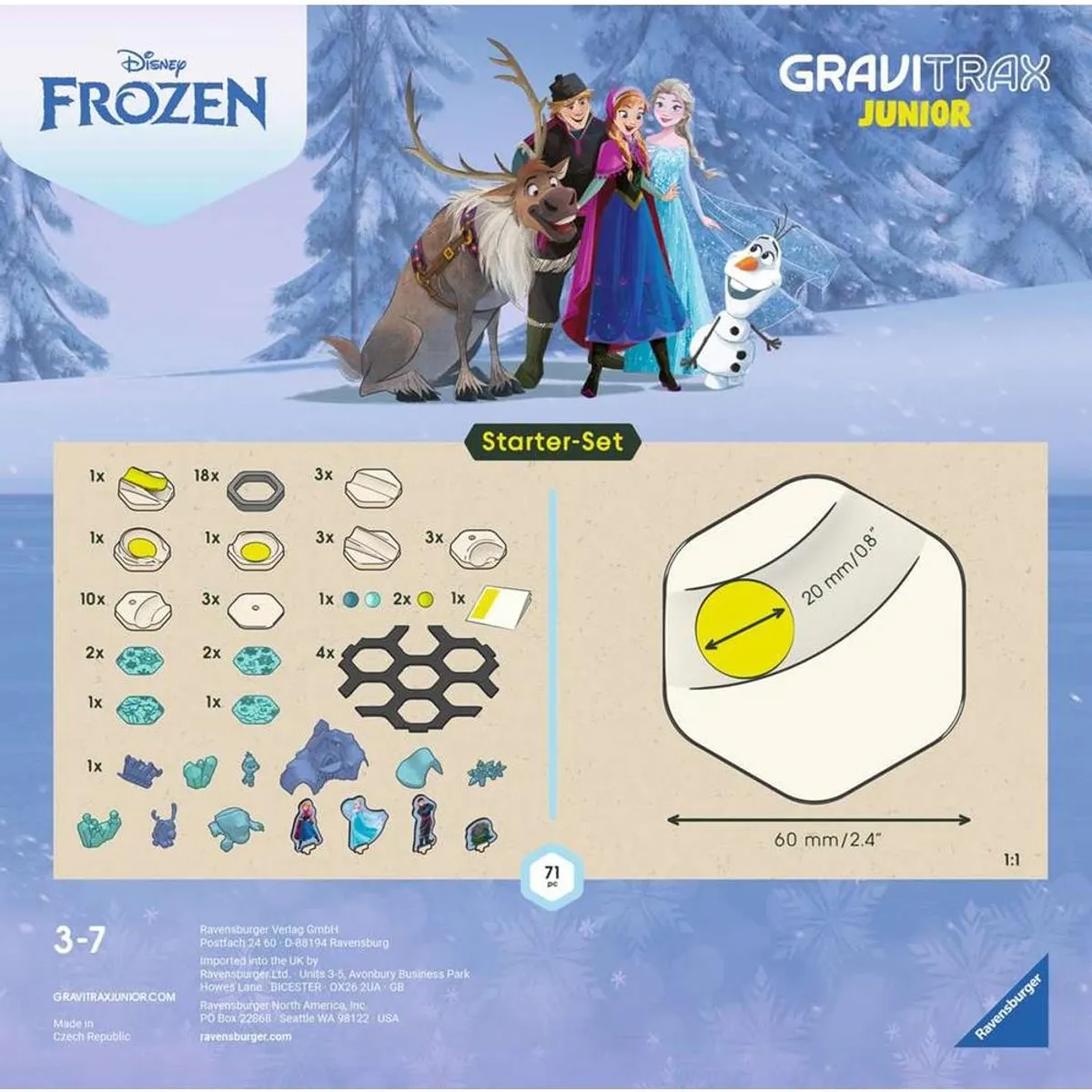 Ravensburger GraviTrax Junior Bundle Frozen - Meerkleurig - afbeelding 6 van 6