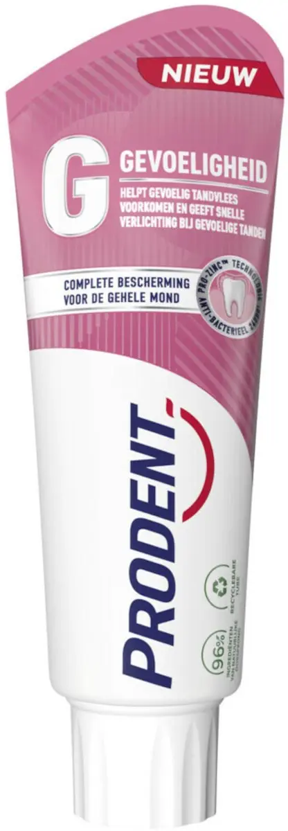Prodent Tandpasta Gevoeligheid Pro-Zinc 75ml