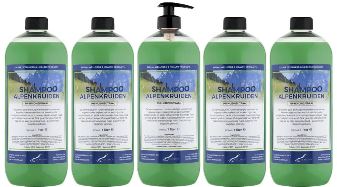 Splashbox Cosmetics Alpenkruiden Shampoo 1L