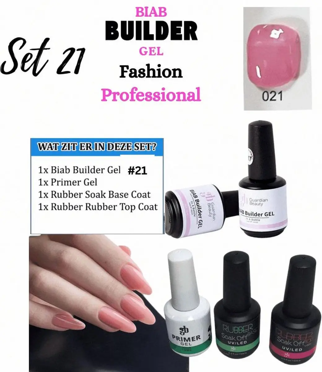 Guardian Beauty BIAB Builder Gel Set #21