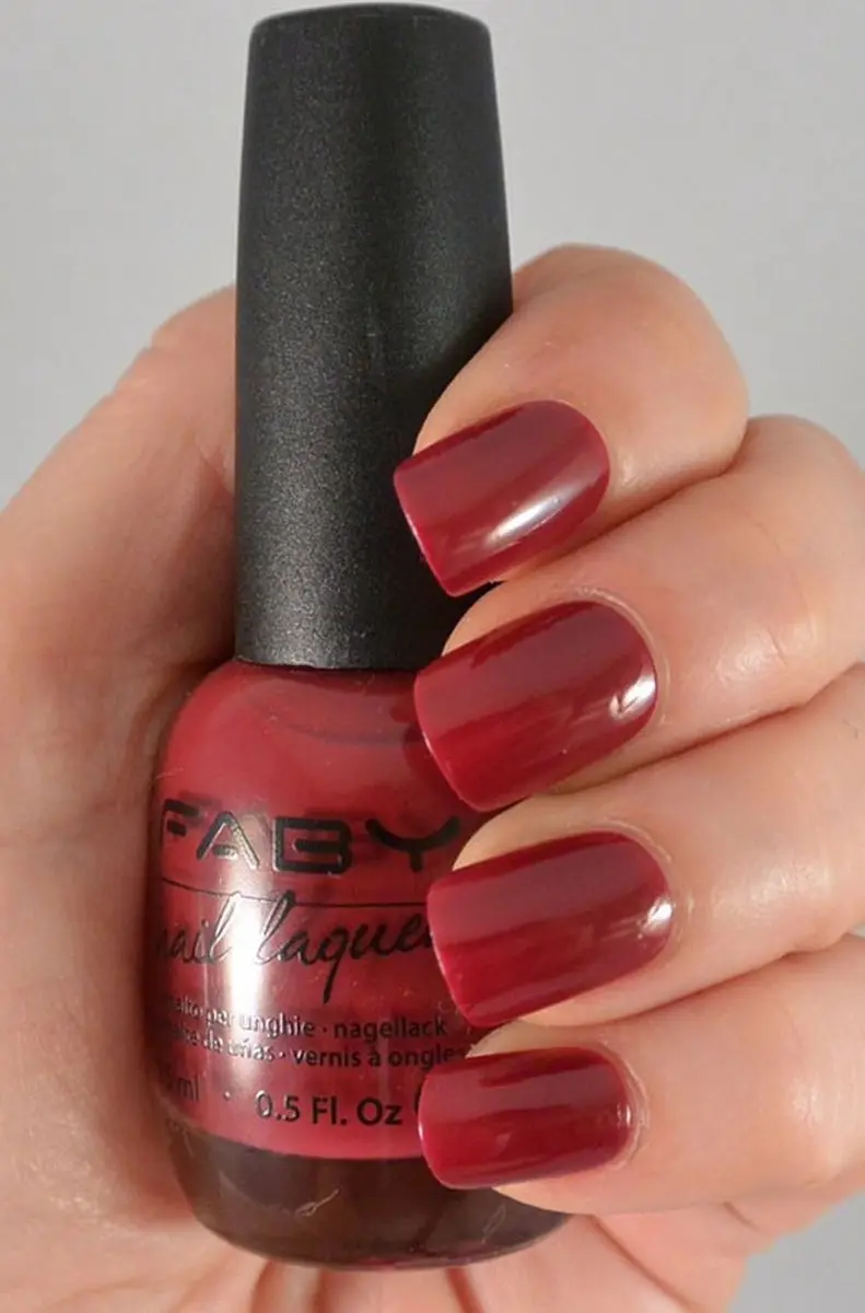 FABY Valentina's Day Vegan Nagellak Rood - 15ml