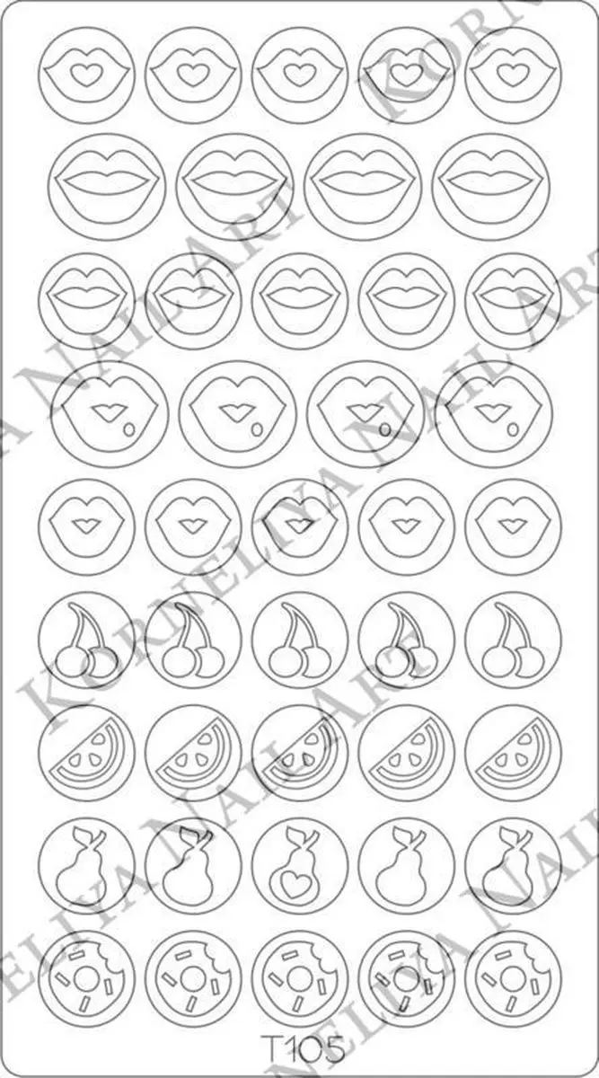 Korneliya Deep Design Nagelstickers - 1 Stuk