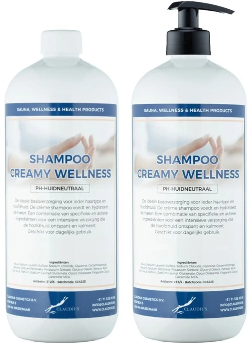 Splashbox Cosmetics Shampoo Creamy Wellness 1L