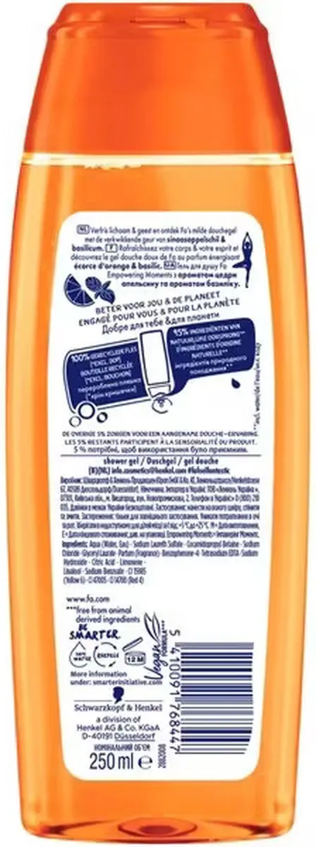 Fa Sense Douchegel Empowering Moments 6x250ml